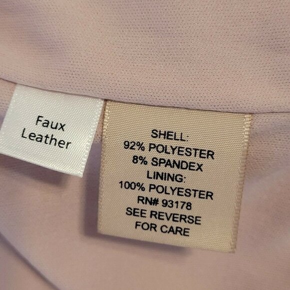 FAUX SUEDE MOTO VEST IN BLUSH PINK - Picture 9 of 10